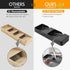 Silverware Drawer Organizer Compact Utensil Tray/Cutlery Holder for Flatware and Silverware Spoons Forks Knives Small Partition Storage (Black)...
