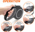 Retractable Dog Leash 16 FT Durable Comfortable Leash for Small Medium Dogs/Cats Up to 50 lbs, One-Handed Brake, Stainless Steel Spring, Strong Ny...