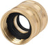 Hourleey Garden Hose Adapter, 3/4 Inch Solid Brass Hose Connectors, 2 Pack Hose Connector with 2 Extra Washers (Female to Female)...