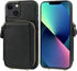Bocasal RFID Blocking Wallet Case for iPhone 14 iPhone 13, Adjustable Crossbody Zipper Purse Case Card Holder with Kickstand Detachable Wrist Stra...