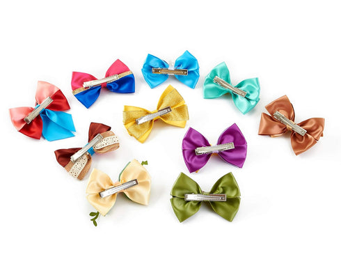 10pcs Princess Character Inspired Hair Bows Clips for Girls Women Costume Dress Up Accessories...