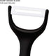 Cooking Light Ceramic Peeler Set with Ultra Sharp and Durable Blades, Ergonomic Handles Black and Red Kitchen Tools, 2 Piece, Black/Red...