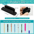 Rainmae 12 Pack Pen Holder Silicone, Adhesive Pen Holder for Desk, Single Pen Holder for Desk Accessories Teacher Supplies Bulletin Board Clipboar...