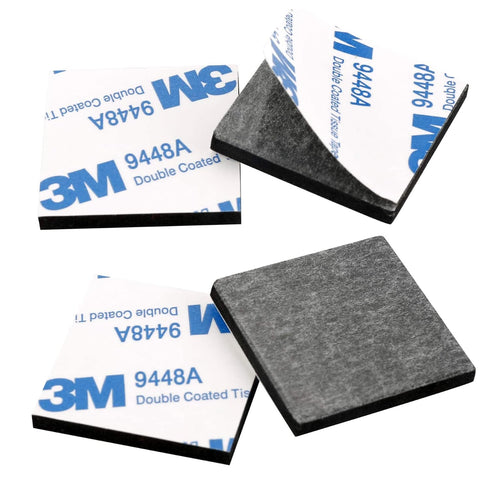 UPINS 60 Pack Double Sided Foam Tape Square Self-Adhesive Foam Tape Black Strong Sticky Pads for DIY Art Crafts Supplies...