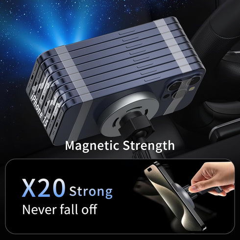 Vancle for Magsafe Car Mount Charger, 15W Fast Charging Magnetic Wireless Car Charger, Air Vent/Dashboard Phone Holder Mount for iPhone 15/14/13/1...