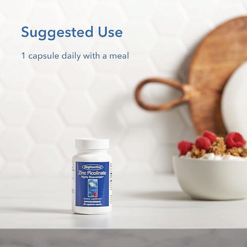 Allergy Research Group Zinc Picolinate Supplement - Supports Normal Health Immune Response, Highly Bioavailable, Well-Absorbed, Hypoallergenic, Ve...
