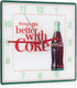 Mark Feldstein & Associates Coca Cola Bottle Things Go Better with, Analog Square Wall Clock - 11.81 Inch...