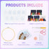 Sherr 9 Sets Embroidery Stitch Beginners Practice Kits Cross Stitch Kits to Learn Different Stitches Crochet Punch Needlepoint Kits for Kids Adult...