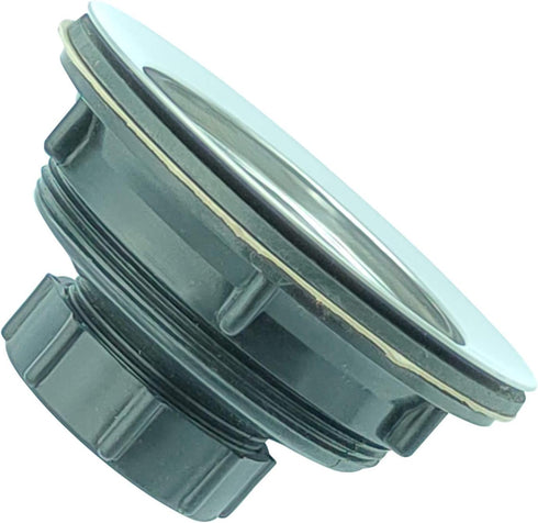 Basket Strainer 4 Inch Kitchen Sink Steel Drain with ABS Base and Removable Strainer Assembly, for American Standard Kitchen Sink with 3-1/2 Inch ...