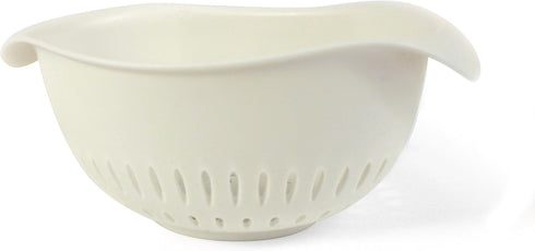 Preserve Small Colander, Made from Recycled Plastic, 1.5 Quart Capacity, White...