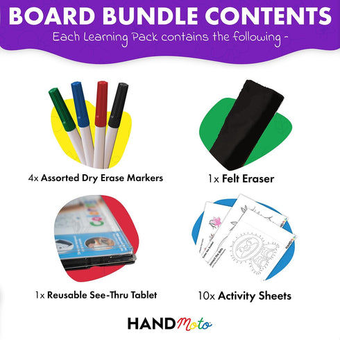 Math Themed Dry Erase White Board for Kids - Use Our Dry Erase Learning Board to Make Learning Fun - Helps Foster Numerancy & Mathematical Skills ...