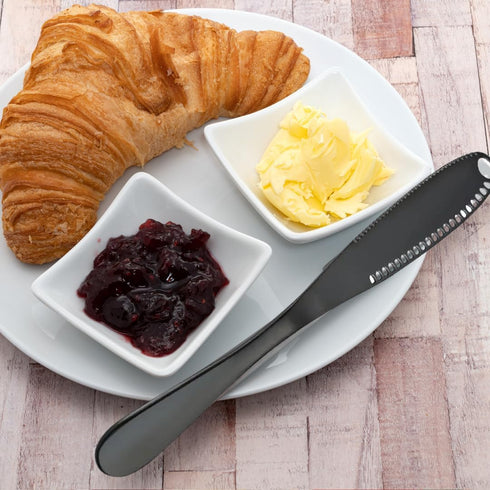 Stainless Steel Butter Spreader, Butter Knife - 3 in 1 Kitchen Gadgets (3 Set) 1 Gold, 1 Sliver, 1 Black...