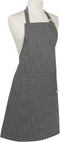 Now Designs Basic Cotton Kitchen Chef's Apron, Pinstripe Granite...
