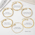 KISS WIFE Gold Bracelets for Women, Thin Dainty Stackable Bracelet Pack, Simple Trendy Adjustable Bracelets Set, Fashion Accessories Jewelry Gifts...