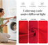 PLOYMONO Red Heavy Duty Cloth Napkins - 17 x 17 Inch Solid Washable Polyester Dinner Napkins - Set of 8 Napkins with Hemmed Edges - Great for Wedd...