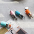 VEVOK CHEF Small Salt and Pepper Grinder 4Pcs Portable Mini Glass Salt Spices Grinder Ceramic Salt Black Pepper Shakers Tiny Pepper Mill Salt Grin...