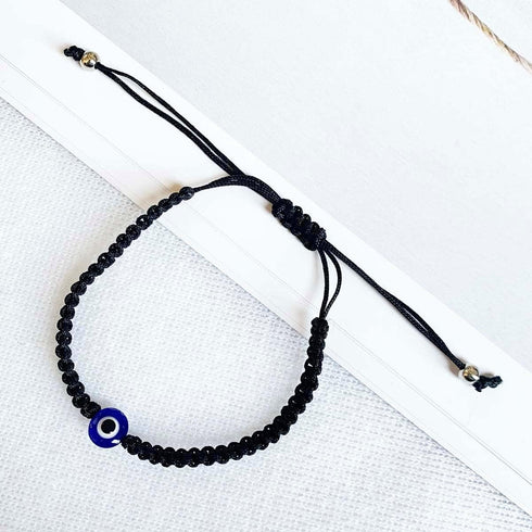 Evil Eye Lucky Bracelets Kabbalah Adjustable Red String Amulet Nazar Matching Friendship Gift for Women Men...