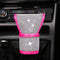 Plush Auto Gear Shift Knob Cover with Crystal Glitter Bling Rhinestones for Girls,Lady Universal Fit (Bling) (Pink)...