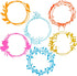 6 Pieces Wreath Die Cuts for Card Making Metal Circle Round Flower Die Cuts for Paper Crafts Border Stencils for Card Making Supplies DIY Craft, 6...
