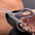 Grey Multipurpose Scissors, 6in Straight Sturdy Sharp Scissors for Office School Student Home General Use Sewing Fabric Craft Supplies with Cover...