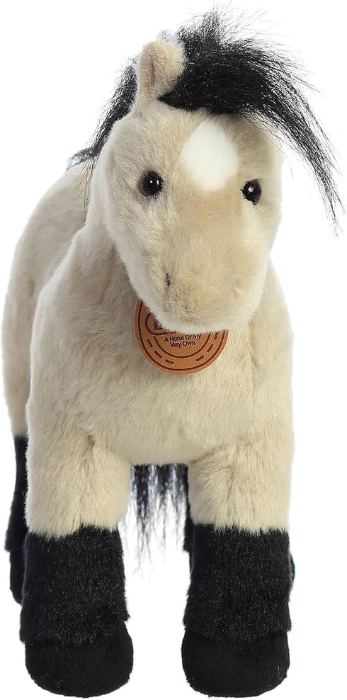 Aurora® Exquisite Breyer® Highland Pony Stuffed Animal - Realistic Detailing - Imaginative Play - Brown 11 Inches...