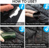 MOONSJONES Down Jacket Repair Patch 8 Sheet, Black Nylon Blank Tape Patches for Jackets Tenacious, Blemish Waterproof Patagonia Sticker Self-Adhes...