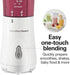 Hamilton Beach Portable Blender for Shakes and Smoothies, 14 Oz BPA Free Travel Cup & Lid, Durable Stainless Steel Blades, Personal Smoothie Blend...