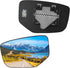 BDFHYK Driver Left Side Heated Mirror Glass Compatible with 2008-2012 Honda Accord Side View Exterior Mirror with Backing Plate, Replaces ?76253TA...