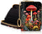 RFID Credit Card Holder Wallets for Women, Small Card Case Wallet with Keychain and Zipper, Mushrooms Leather Card Holder Pocket Business Card Acc...