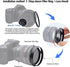 72mm Lens Hood,72mm Metal Camera Lens Hood Compatiable All Brands Ø Lenses with 72mm Filter Thread+72mm lens cap...