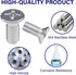 8-Pack Brake Disc Rotor Screws, 93600-06014-0H Rotor Brake Disc Stainless Steel Front and Rear Set Screws is Replacement for Honda, Acura, Hyundai...