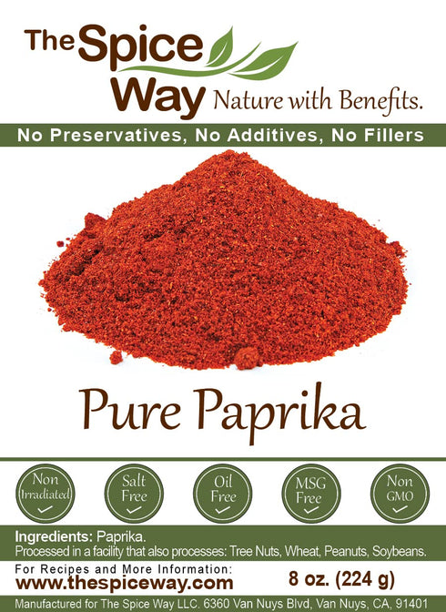 The Spice Way Paprika Powder - 8 oz paprika seasoning...