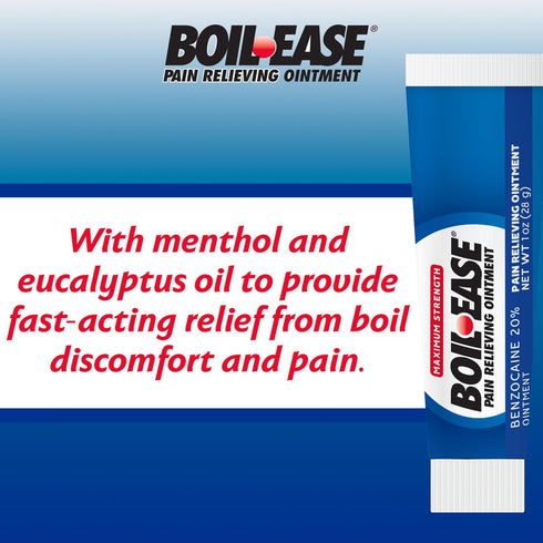 Boil Ease Pain Relieving Ointment, 1 Ounce...