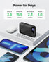 EAFU Portable Charger, Compact 10000mAh USB C Power Bank, Triple 3A High-Speed External Battery Pack with Flashlight for iPhone 15 14 13 12 11 X P...