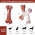 Dog Chew Toys for Aggressive Chewers Medium/Large Breed,Bacon Flavor,Tough Bones with Nylon(2 Pack)...