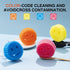 Scrub Dish Sponge Set Color Variety Pack (8 Sponges & 1 Sponge Holder), Scratch-Free Multipurpose Dish Sponges - Bpa Free & Made with Polymer Foam...