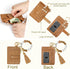 Hicdaw Wristlet Bracelet Keychain Wallet for Women 9 Slots Credit Card Holder Tassel Purse Silicone Key Ring with Gift Box...