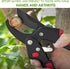 Pruning shears, work 3 times easier, MUSTKING garden clippers (Adjustable- Upgraded- Reddish black)...