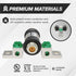 THE CIMPLE CO Coaxial Cable Connectors, 3GHz High Frequency, Ground Block, Coax Extender, RG6, Single Port, Weather Seal Boots, F-Type, Antenna, S...
