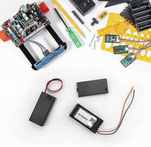 2PACK 9V Battery Holder,9V Battery Holder with Switch,9 Volt Battery Holder with Leads?Widely Used in Student Experiments,LED Strips or Other Devi...
