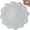 Creative Linens 6PCS 10" Round Crochet Lace Doily White 100% Cotton Handmade, Set of 6 Pieces...