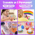 Lenski Chalk Markers, Art Supplies for Kids, 16 Chalkboard Markers, Washable Markers, Liquid Chalk Markers for Glass, Chalk Markers for Chalkboard...
