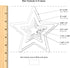 240 Pieces Star Cutouts, 2-Sided US Made Card Stock Punch Out White Stars for Bulletin Boards, Classroom Decor, Back to School DIY Craft Projects,...