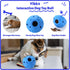 Yikko Treat Dispensing Dog Ball Toy, Durable Fillable Dog Treat Toys, Interactive Dog Chew Toys for Large Medium Small Dogs, Easy Clean Rubber Out...