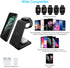 Wireless Charger,3 in 1 Fast Wireless Qi Charging Station Dock Stand for iPhone 14/13/12/11 Pro Max/XR/XS Max/XS/X, iWatch SE/7/6/5/4/3/2, Airpods...