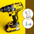 12 Pieces Belt Clip Hook Stainless Steel Impact Belt Clip Replacement Impact Driver Hook with Screws for Hammer Drill Tools...