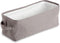 Juvale Toilet Paper Storage Basket for Bathroom Organizing, Rectangular Bin for Fabric Storage, Counter (Gray, 16 x 6 x 5.5 In)...