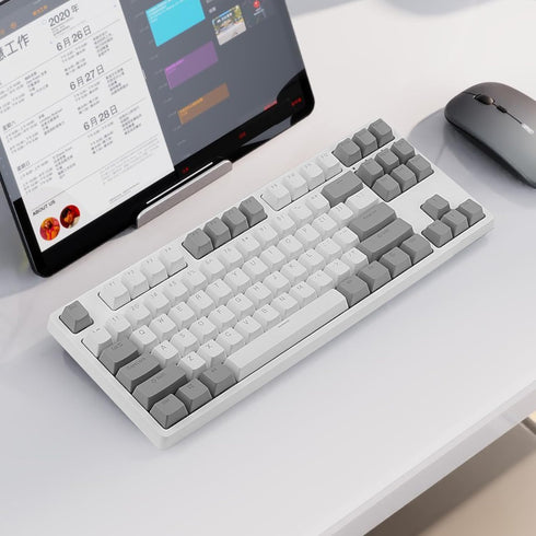 Happy Balls PBT Keycaps Backlit Cherry MX Keycap Set Doubleshot OEM Profile Translucent with Keycap Puller for US Layout 61 87 104 108 MX Switches...
