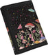Stars Mushroom Butterfly Print Wallet for Women Girls, Lightweight Girly Kid Wallets, Trifold Wallets with Sticker for Teens Birthday Festival Gif...