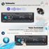 SIXWIN Single Din Car Stereo with Bluetooth 5.0 Hands Free Calling Voice Control Car Stereo FM Radio Car Mp3 Player USB AUX Port Audio Recording R...